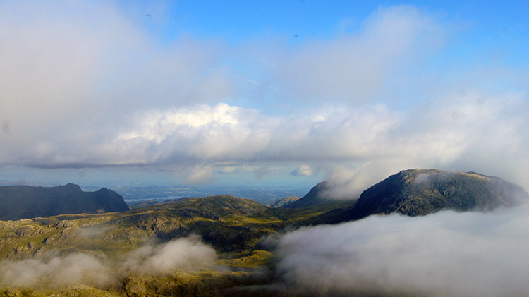 Langdale Pikes and Scafell Pike