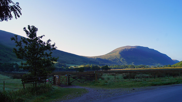 Looking towards Illgill Head from near Lingmell Beck