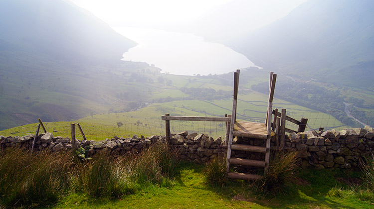 Nearly down from Lingmell