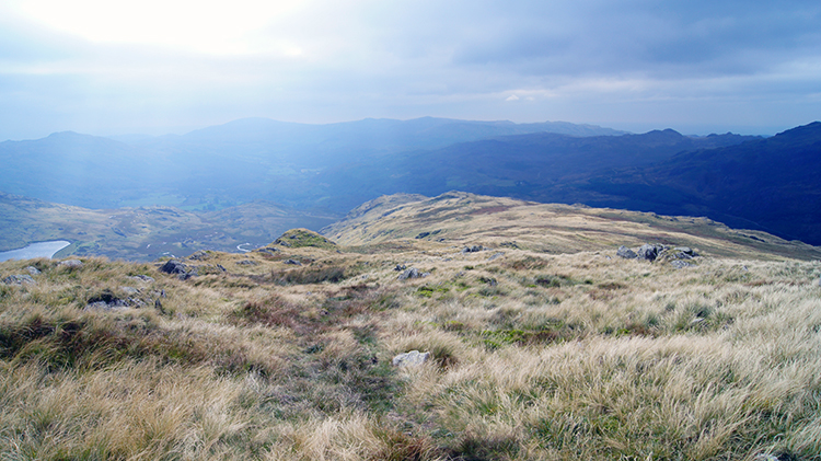 Descending Grey Friar to Seathwaite Tarn