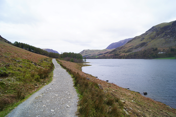 Walking alongside Buttermere