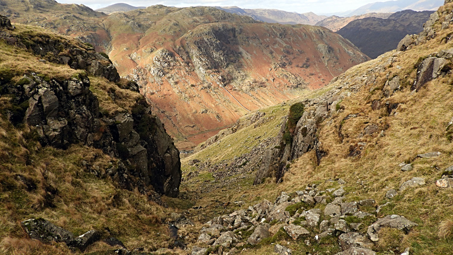 The way down to Langstrathdale