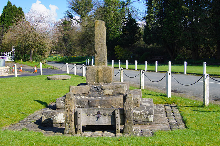 Site of old cross and stocks, Bolton-by-Bowland