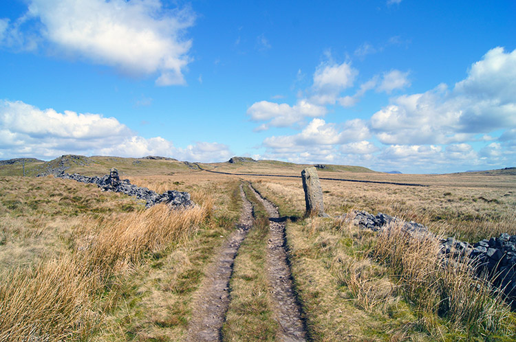 Straight ahead to Bowland Knotts