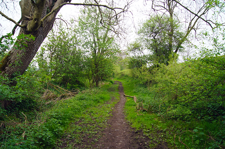 The path leading away from Chatburn