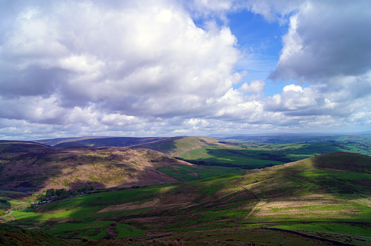 Looking back to the Forest of Bowland