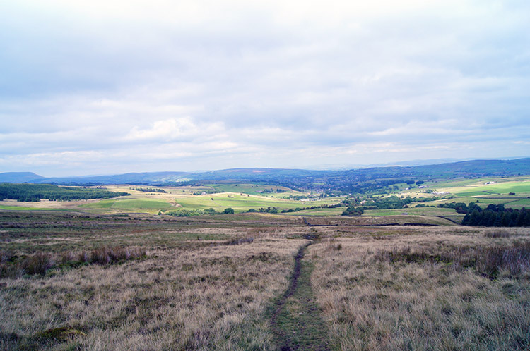 Descending on Bedding Hill Moor