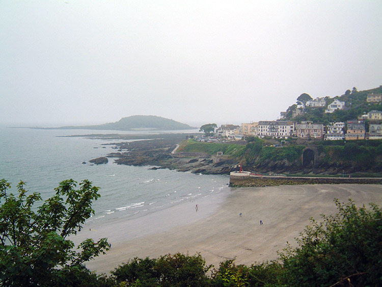 View from Downderry to Looe Island