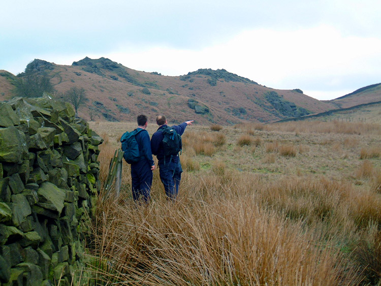 Pointing the way to Sharp Haw on Flasby Fell