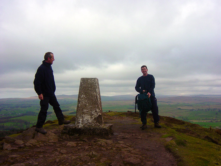 Sharp Haw summit trig point 357m