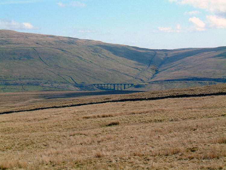 Artengill Viaduct and Dent Fell