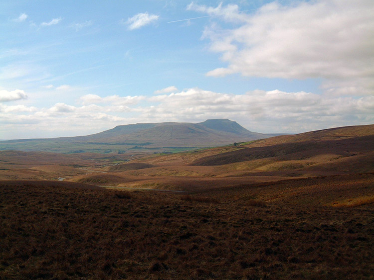 View to Ingleborough from Newby Head Gate