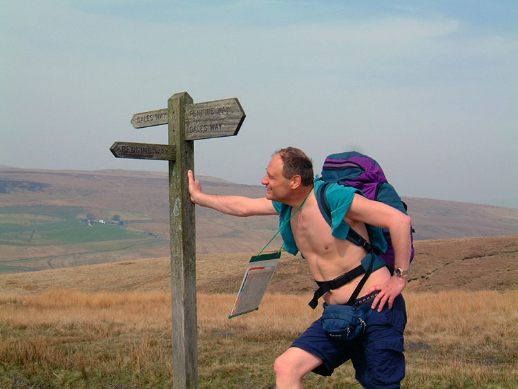 It was a hot day on the Dales Way