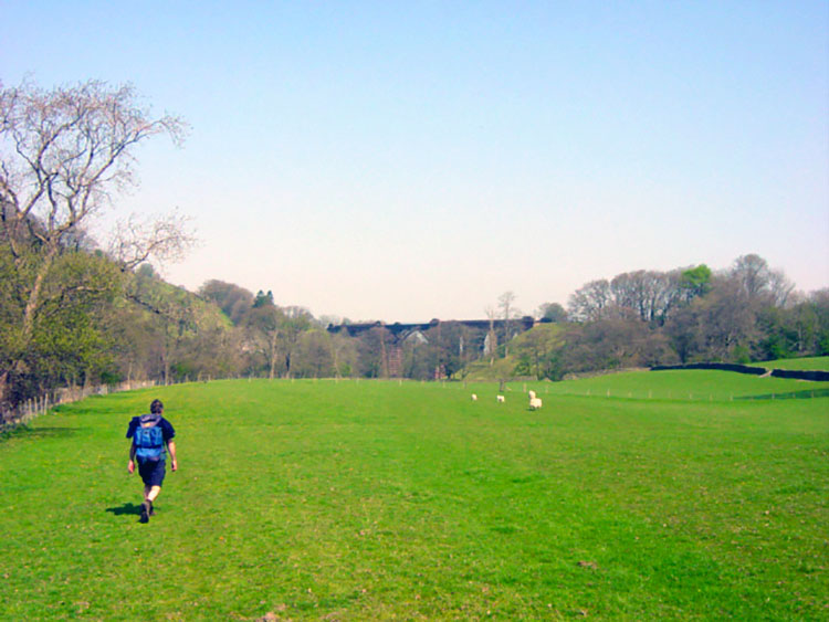 Approaching Lune Viaduct