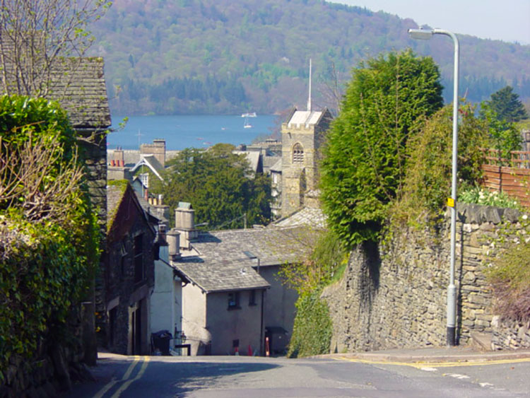 Into Bowness on Windermere