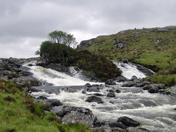 Garbh Allt was not safe to cross here