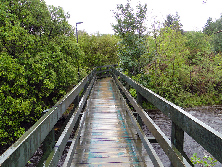Footbridge across Ullapool River