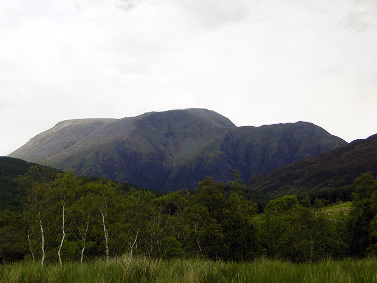 Stunning view of Ben Nevis from Blarmachfoldach