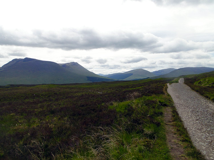 Looking across Rannoch Moor to Beinn Achaladair