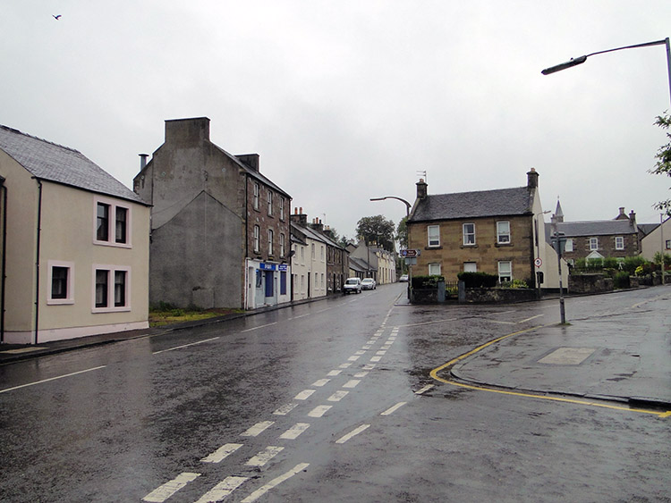 Leaving Lanark on a dreary morning