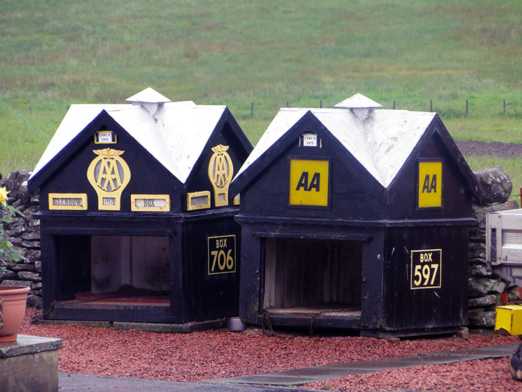 Collection of Automobile Association boxes