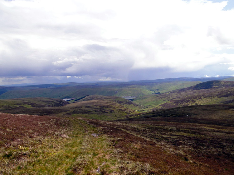 The view south from Dun Law