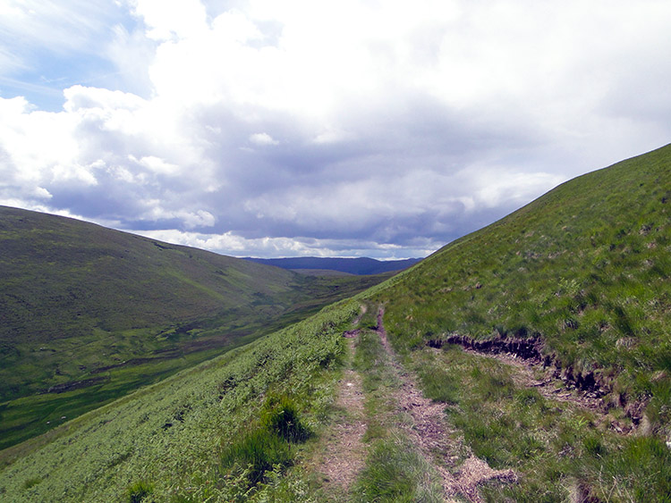 Southern Upland Way near Peniestone Rig