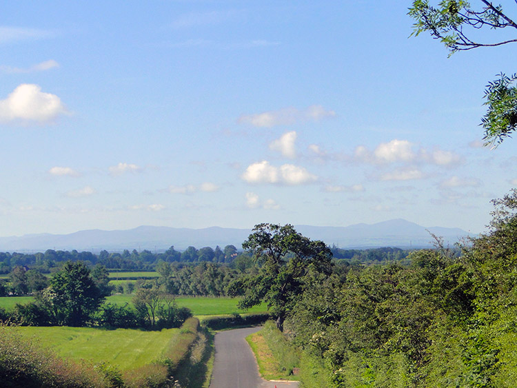 First sight of the Lake District