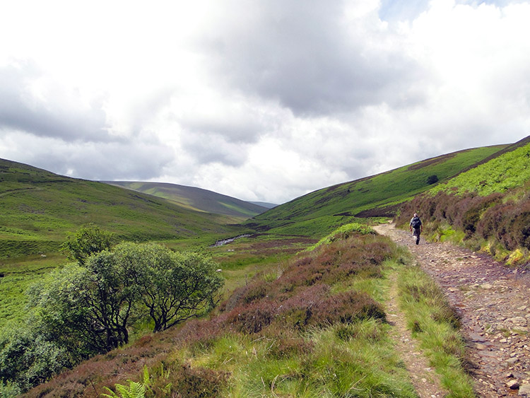 Following Salehow Beck to Skiddaw House