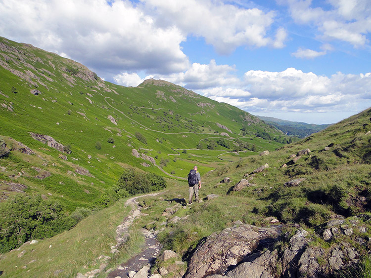 Walking across Grasmere Common