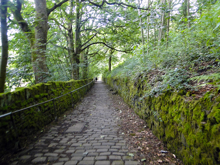 Steep descent to Hebden Bridge