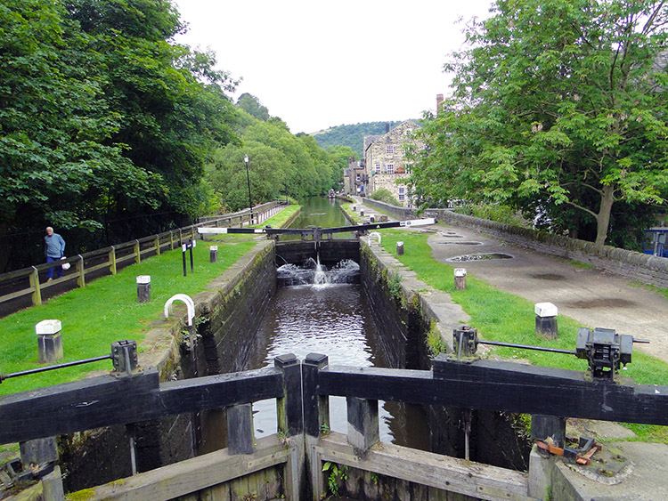 Rochdale Canal at Hebden Bridge