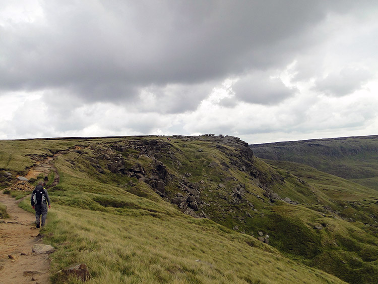 Walking to Kinder Downfall