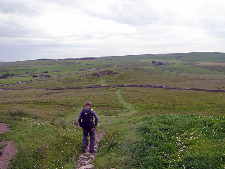 Descending from Mam Tor