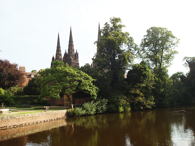 Minster Pool and Lichfield Cathedral