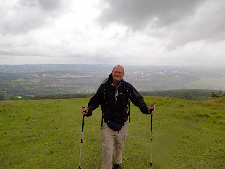 A happy me on Cleeve Hill