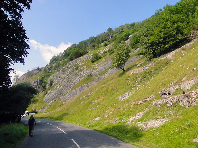 Following the road down the gorge