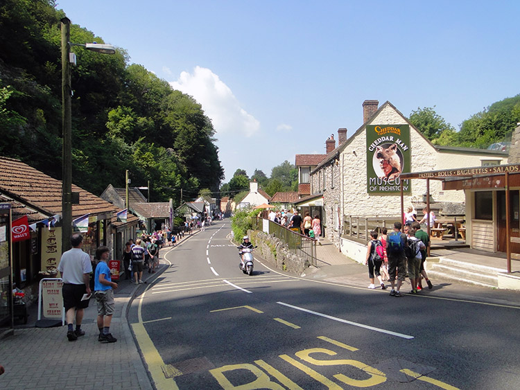 Reaching Cheddar village