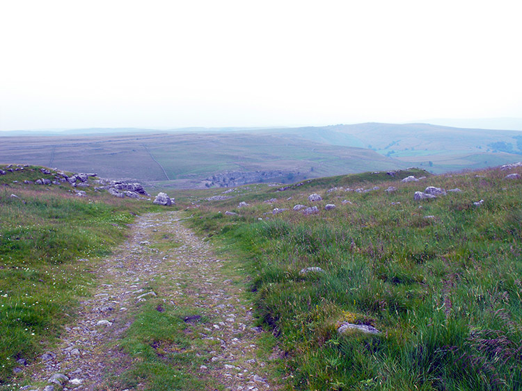 Walking the cobbled street of Dent