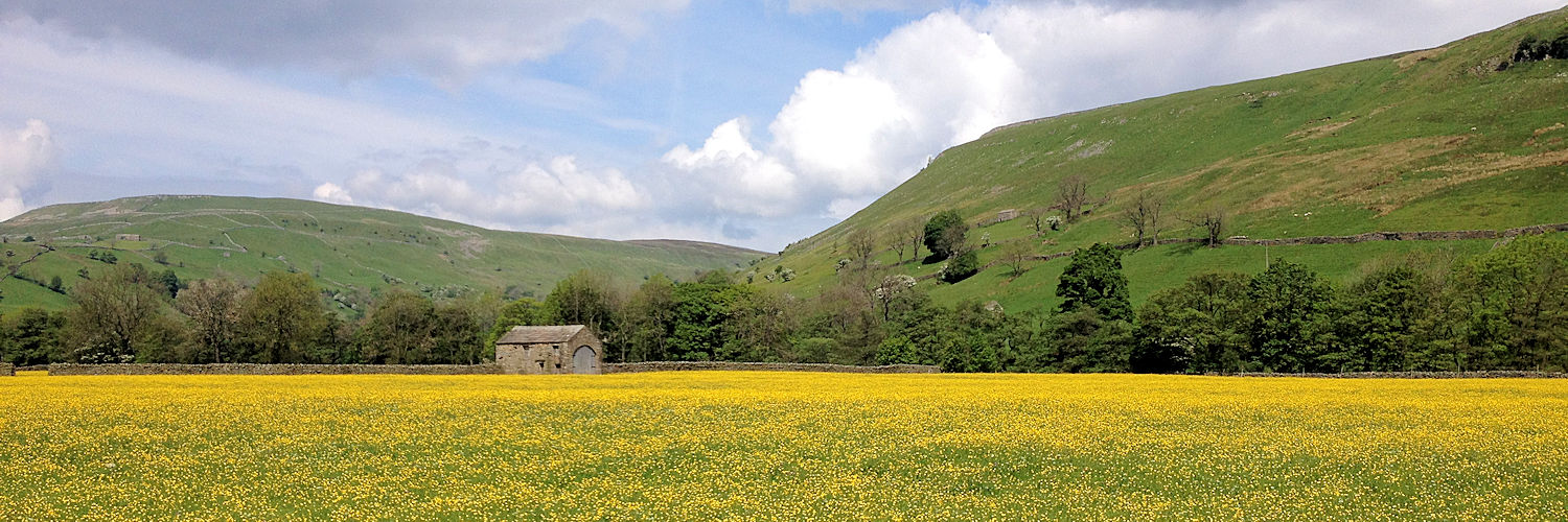 Swaledale in the Yorkshire Dales forms part of Wainwright's Coast to coast route