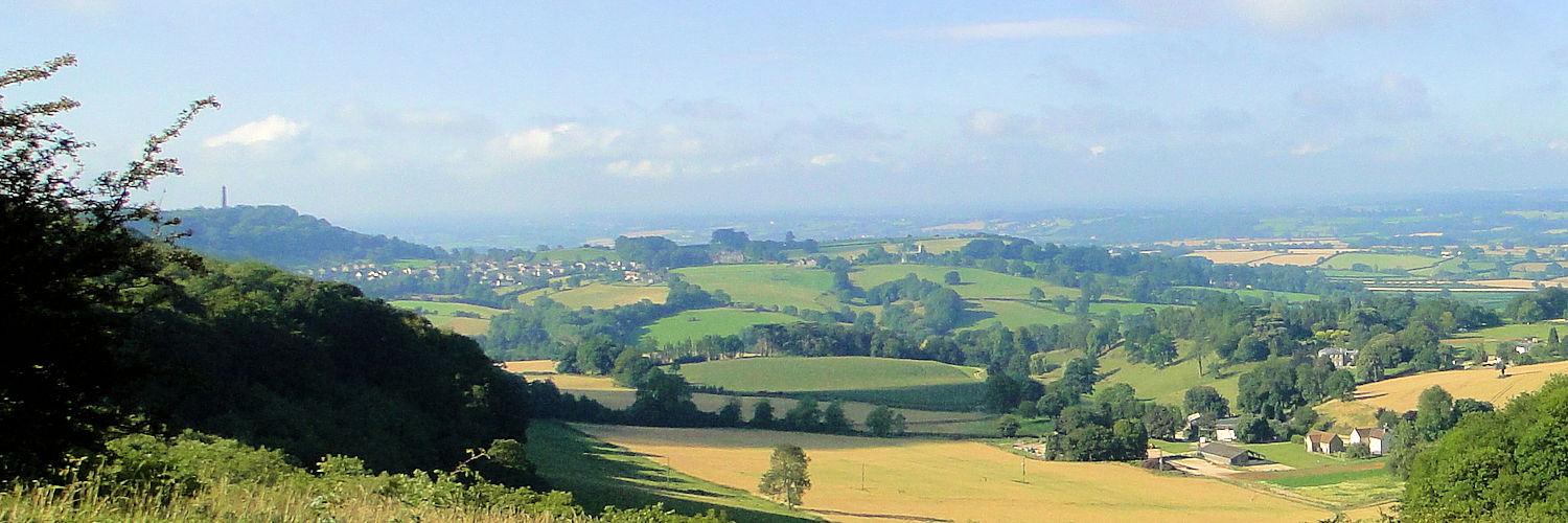 A view of the Cotswolds from Stinchcombe Hill