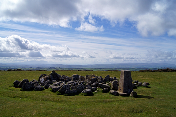 Hergest Ridge Trig Point, 423 meters altitude