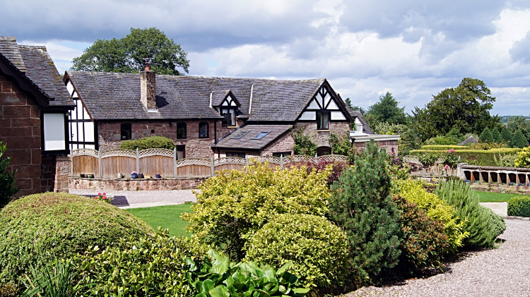 Pretty house beside the Peckforton Hills