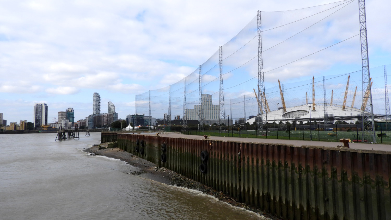 Approaching the O2 Arena