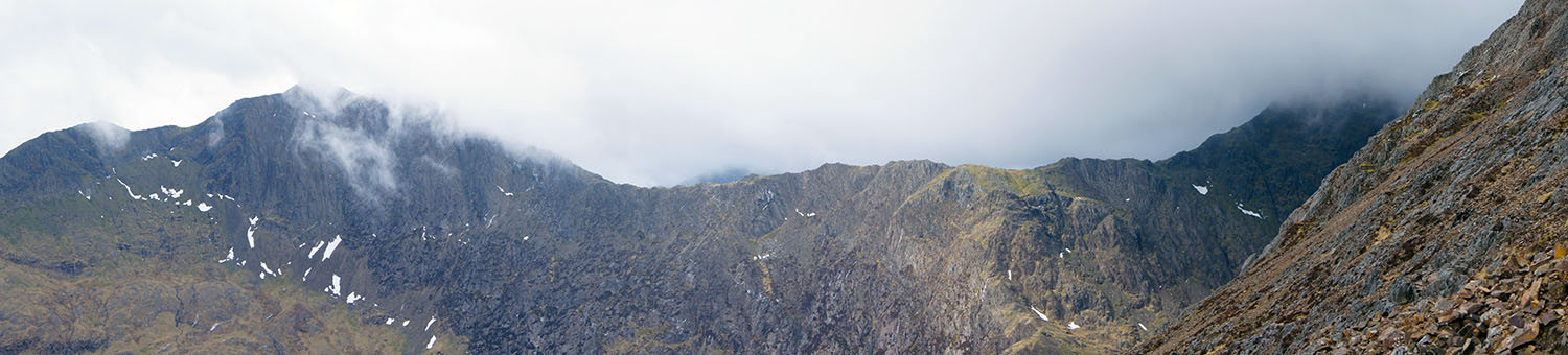 The Snowdon to Y Lliwedd ridge