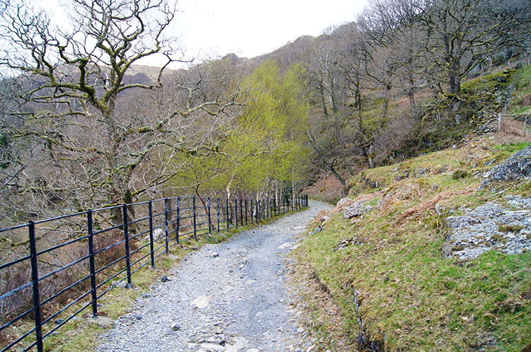 The final yards of the Watkin Path to Bethania