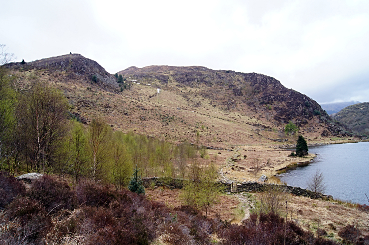 On the path around Llyn Idwal