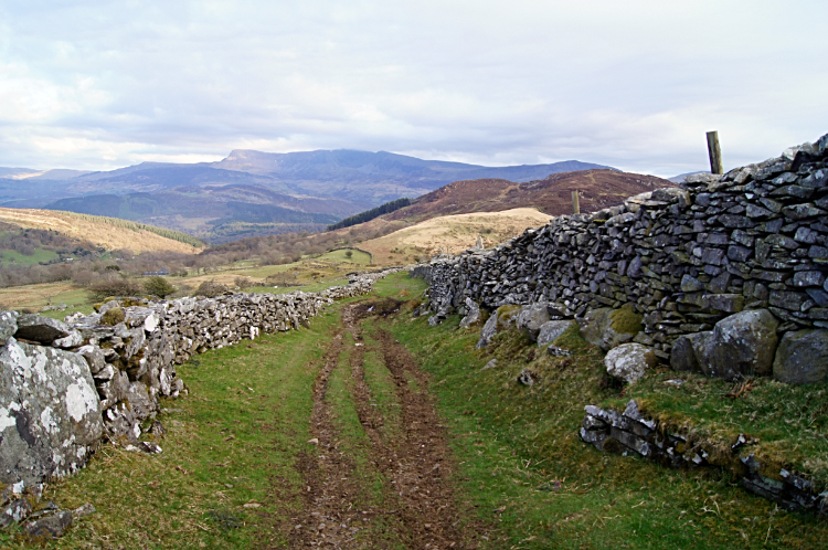 The descent to Mawddach