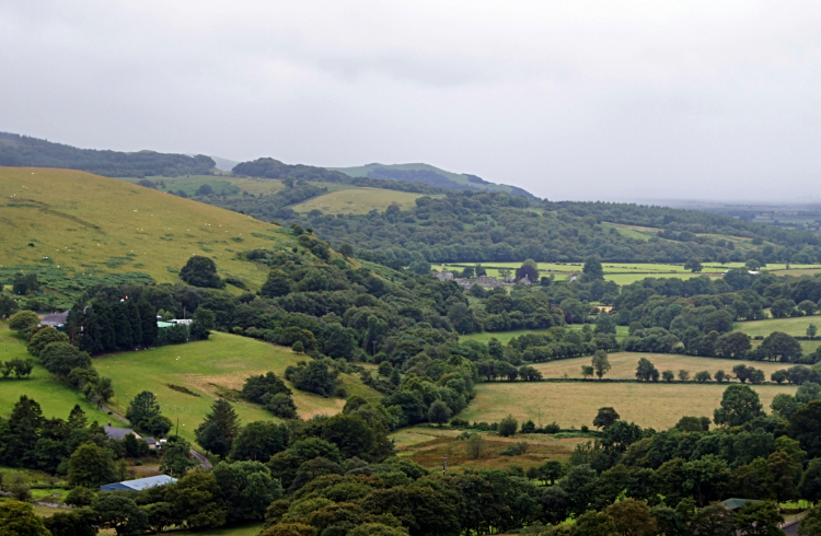 View to Strata Florida Abbey