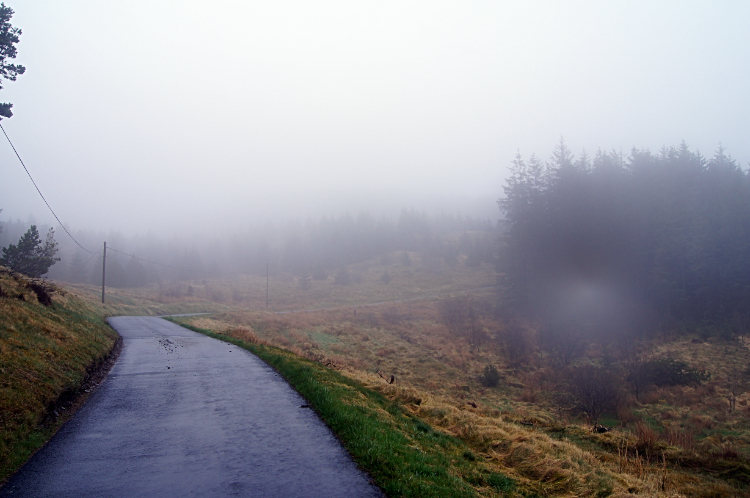 Low cloud in Cwm Berwyn